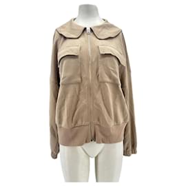 VARLEY Strickjacke beige aus Viscose mit Reißverschluss - Autre Marque