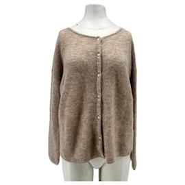 Cárdigan de lana beige SéZane