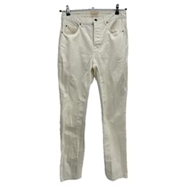 Vaqueros SéZane blancos de algodón talla 36