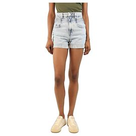 Isabel Marant Etoile Shorts de mezclilla azul de tiro alto - talla UK 6