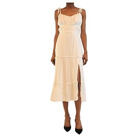 Paige Jeans Weißes Milkmaid-Kleid - Größe S