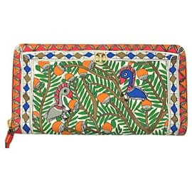 Tory Burch Cartera con cremallera estampada