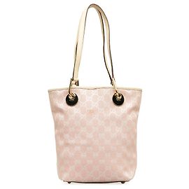 Gucci Pink GG Canvas Eclipse Tote