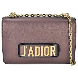 Dior Marrone Medium J'Adior Chain Flap