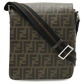 Bolsa de ombro Fendi padrão Zucca