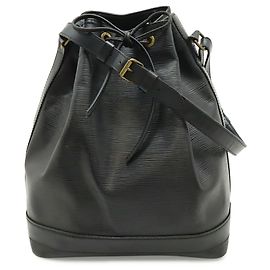 Borsa a tracolla Louis Vuitton Epi Noe in nero