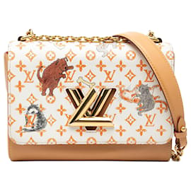 Louis Vuitton Monogram Catogram Twist MM Grace Coddington Bianco