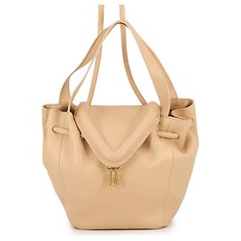 Bolso de mano en cuero marrón Bottega Veneta