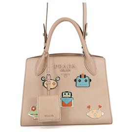 Prada Handtasche Rosa Beige