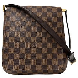 Borsa a tracolla Louis Vuitton in tela Damier