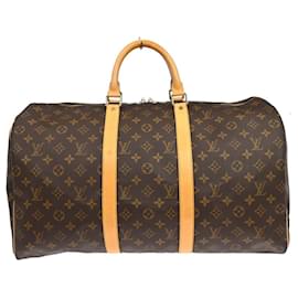 Sac Keepall Louis Vuitton Monogram Canvas 50