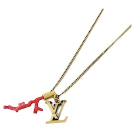 Collana con pendente Louis Vuitton LV Initials Coral