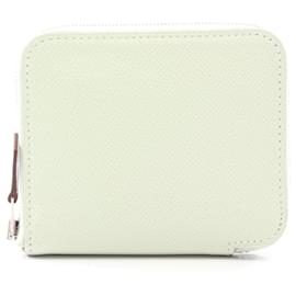 Portefeuille de pièces en soie Azap Compact Hermes - Hermès