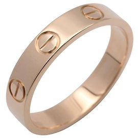 Anillo Mini Love de Cartier en oro rosa de 18K