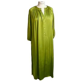 HOD Coachella Long Viscose Dress - Green