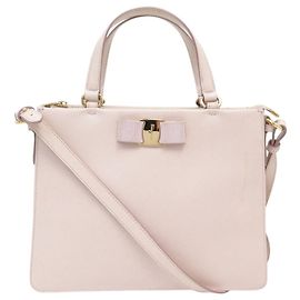 BORSA A SPALLA SALVATORE FERRAGAMO TRACY 21E298/12 PELLE ROSA