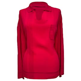 Blusa de manga larga Marni en seda rosa