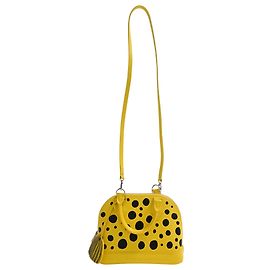 Bolsa Louis Vuitton x Yayoi Kusama Alma BB em couro Epi amarelo