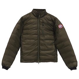 Canada Goose Lodge Packable Quilted Ripstop Down Jacket in Green Nylon