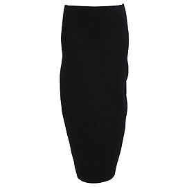 Gonna midi in maglia a vita alta Victoria Beckham Body in viscosa nera