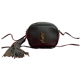 Mini sac à bandoulière en cuir Yves Saint Laurent