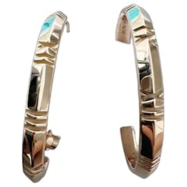 Orecchini a cerchio Tiffany & Co. Atlas X in oro rosa