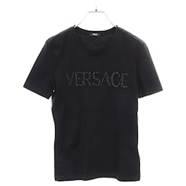 Top de algodón con logotipo Versace