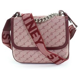 Stella Mc Cartney Borsa a tracolla in tela monogrammata Stella McCartney
