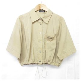 Autre Marque Camisa corta con cordón ajustable a rayas MAISON SPECIAL