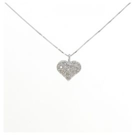 Autre Marque Au750 Weißgold Diamant Halskette