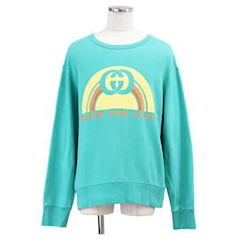 Gucci BLIND FOR LOVE GG Logo Baumwoll-Sweatshirt