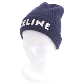 Berretto in lana con patch logo CELINE - Céline