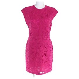 Valentino Kleid mit Stickerei und Spitze