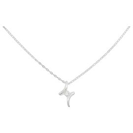 Autre Marque Collana in oro bianco Au750 e diamanti