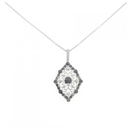 Autre Marque Collar de Diamante K14WG K18WG