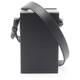 Borsa a tracolla in pelle Box Fendi