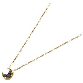 Autre Marque HALSKETTE Moon Au750 Schwarzer Diamant STAR JEWELRY