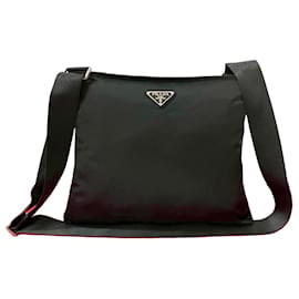 Borsa a tracolla in nylon Tessuto Prada