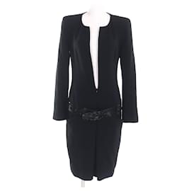 CHANEL BIGCOCO Wollkleid mit Mark-Schnalle - Chanel