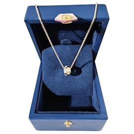 Collana Louis Vuitton Damier in Oro 18K e Diamanti