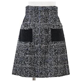 Chanel Woll-Nylon-Strickrock