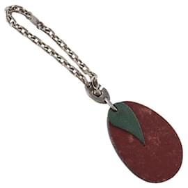 Charm per borsa in pelle prugna Hermès