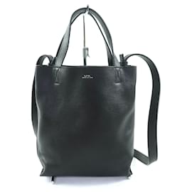 Borsa a tracolla in pelle nera A.P.C. - Apc