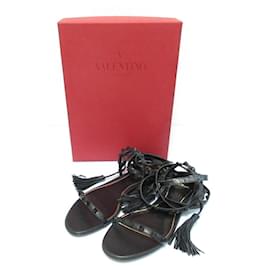 Sandalias de cuero Valentino Garavani Rockstud