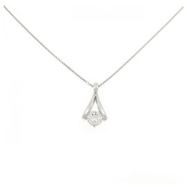 Autre Marque Collana in platino Pt900/Pt850 e diamante