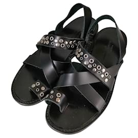 sandali con borchie in pelle tricot COMME des GARCONS - Comme Des Garcons