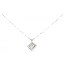 Autre Marque Collana in oro bianco Au750 e diamanti