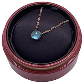 Collana Pomellato Nudo Petit Topazio London Blue