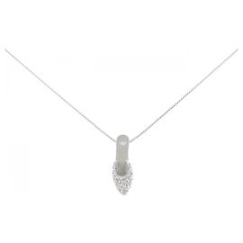 Autre Marque Collana in oro bianco Au750 e diamanti