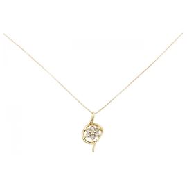 Autre Marque Collana Fiore in Diamanti Au750